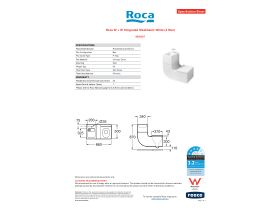 Specification Sheet - Roca W + W Integrated Washbasin White (4 Star)