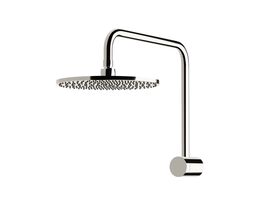 Sussex Pure Hi-Rise Shower Square with 250mm Shower Head Chrome (3 Star)
