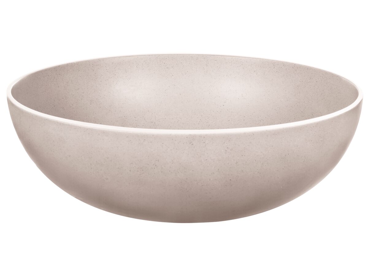 Supporting Image - Omvivo Villa Thin Edge Round Above Counter Basin 380mm Island Sand