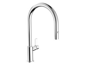 Nobili Flag Pull Out Sink Mixer Chrome (4 Star)