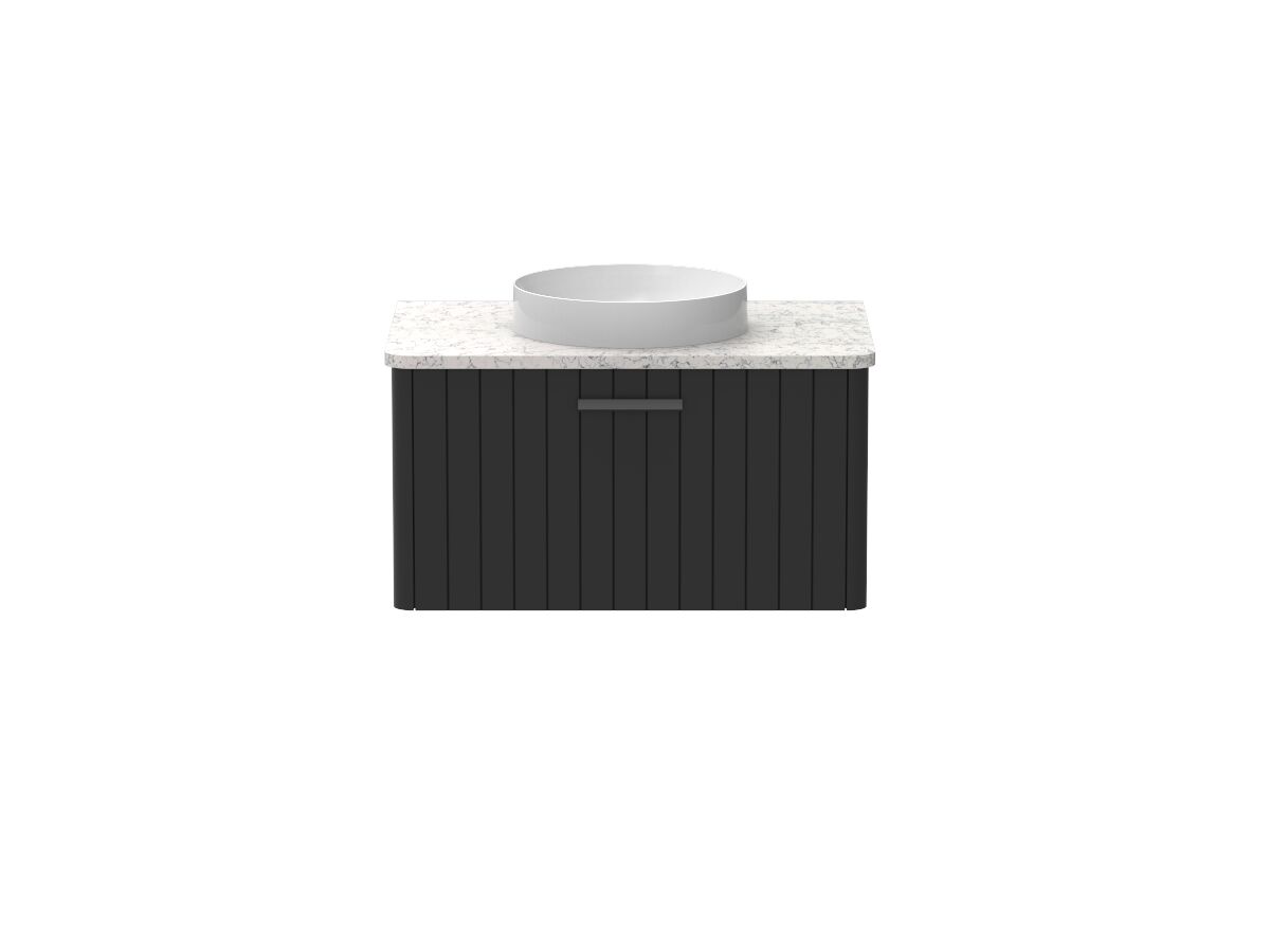 Kado Neue All-Drawer 750 Centre Bowl Wall Hung Caesarstone