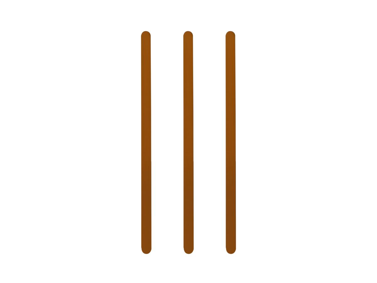 Supporting Image - Mizu Soothe Vertical Heated Towel Rail (Triple Pack) Brushed Bronze