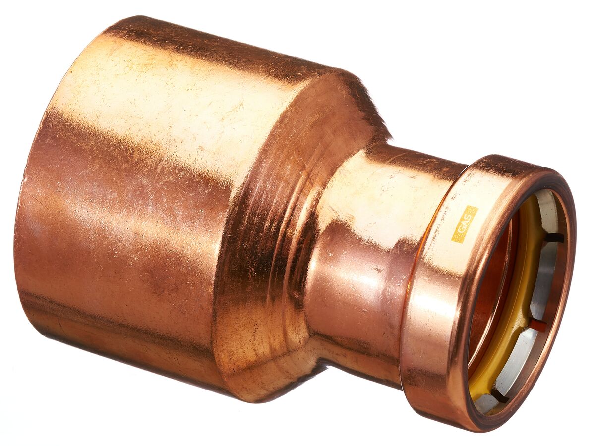 >B< Press Gas Fitting Reducer 100mm x 65mm