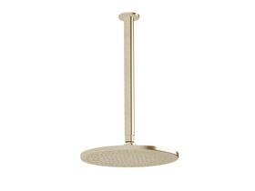 Hero - Sussex Scala Nova Vertical Shower 300mm PVD Brushed Platinum Gold