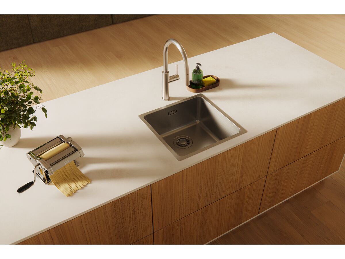 In Situ - Memo Oscar Inset/Undermount Single Bowl Sink 400mm Overflow No Taphole - Inset