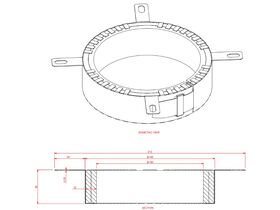 Allproof Fire Collar Stainless Steel 100mm