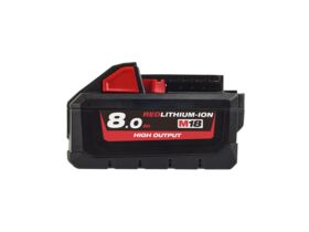Milwaukee M18HB8 18V 8.0Ah Li-ion Cordless RED LITHIUM High Output Battery