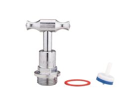 Hero - Dura T-Head Top Chrome (O-Ring) 15mm Lead Free