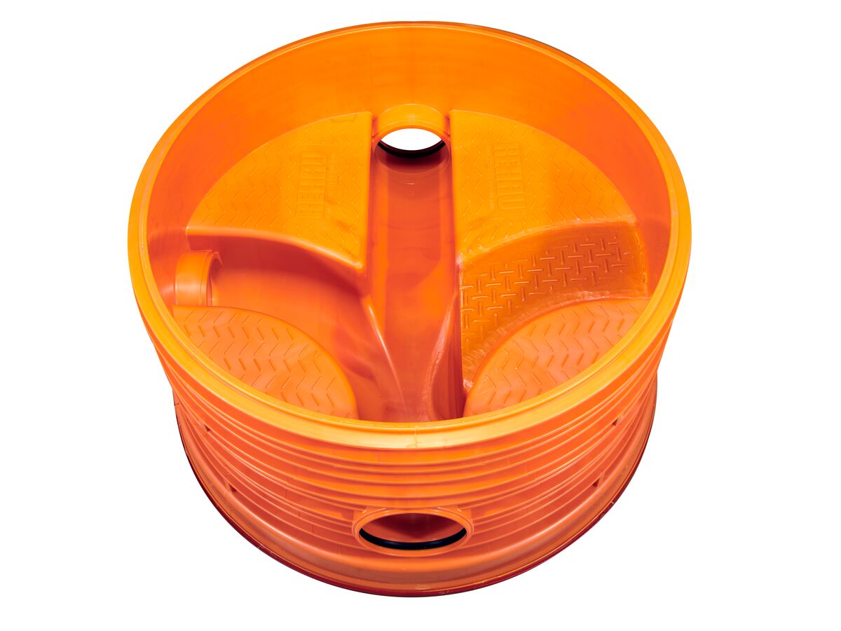 Rehau Awashaft PP Chamber Base 1000/200mm (ML 90 Degree)
