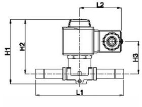 Castel Solenoid Valve 3/8" Solder 1068/3A7
