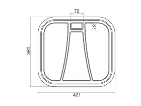 AFA Flow Drainer Tray Stainless Steel