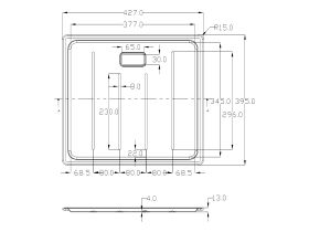 Memo Hugo Drainer Tray Stainless SteelSteel