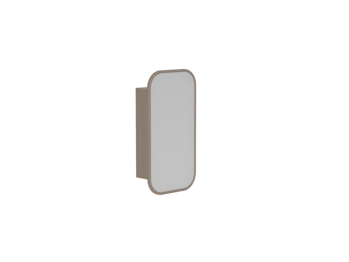 ADP Quinn by Alisa & Lysandra 1 Door Mirrored Shave Cabinet 490 x 940