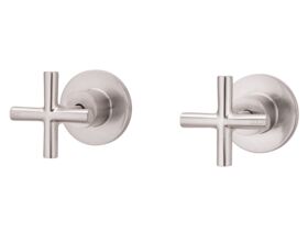 Hero - Posh Solus Wall Top Assemblies 3/4 Ceramic Disc Brushed Nickel Lead Free