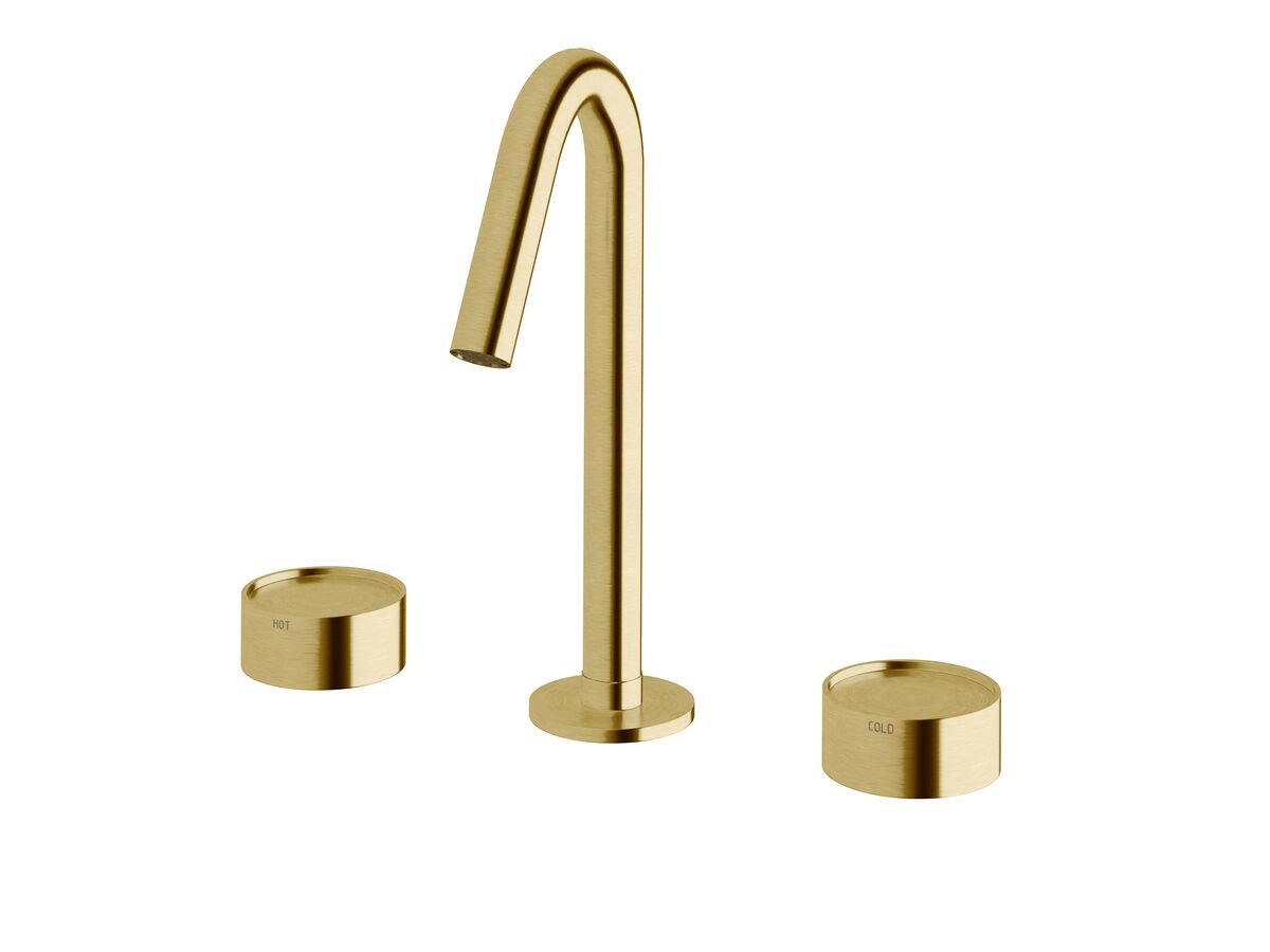 Hero - Sussex Pure Elemental Basin Set PVD Brushed Gold (5 Star) Lead Free