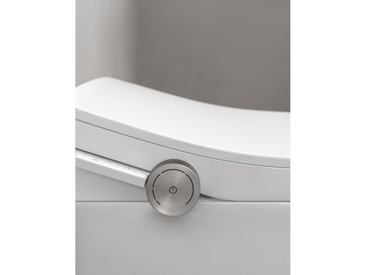 In Situ - Roca Multiclean M4 Round Exposed Connection Bidet Seat White