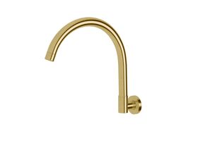 Sussex Scala Wall Spa Outlet Curved LUX PVD Brushed Pure Gold