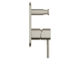 Supporting Image - Mizu Drift Shower Mixer with Diverter Kit Brushed Nickel - Side