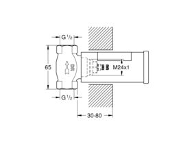 GROHE Essence New Wall Top Assemblies Inwall Body