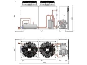ACPAC Packaged Condensing Unit APS56.4Ml2-1