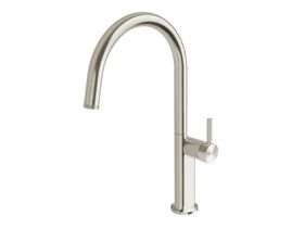 Hero - Milli Etch Gooseneck Sink Mixer Brushed Nickel (5 Star)