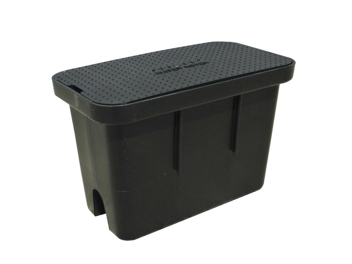 Water Meter Box With Lid Large Plastic 492 x 271 x 316 from Reece