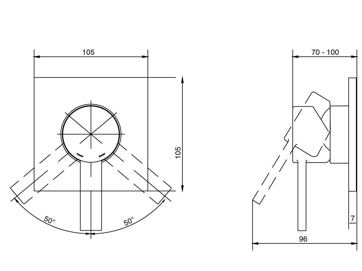 GROHE Allure Shower / Bath Mixer Tap Chrome (V2) from Reece