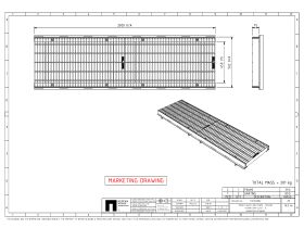 TRENCH GRATE AND FRAME : TGF45D2