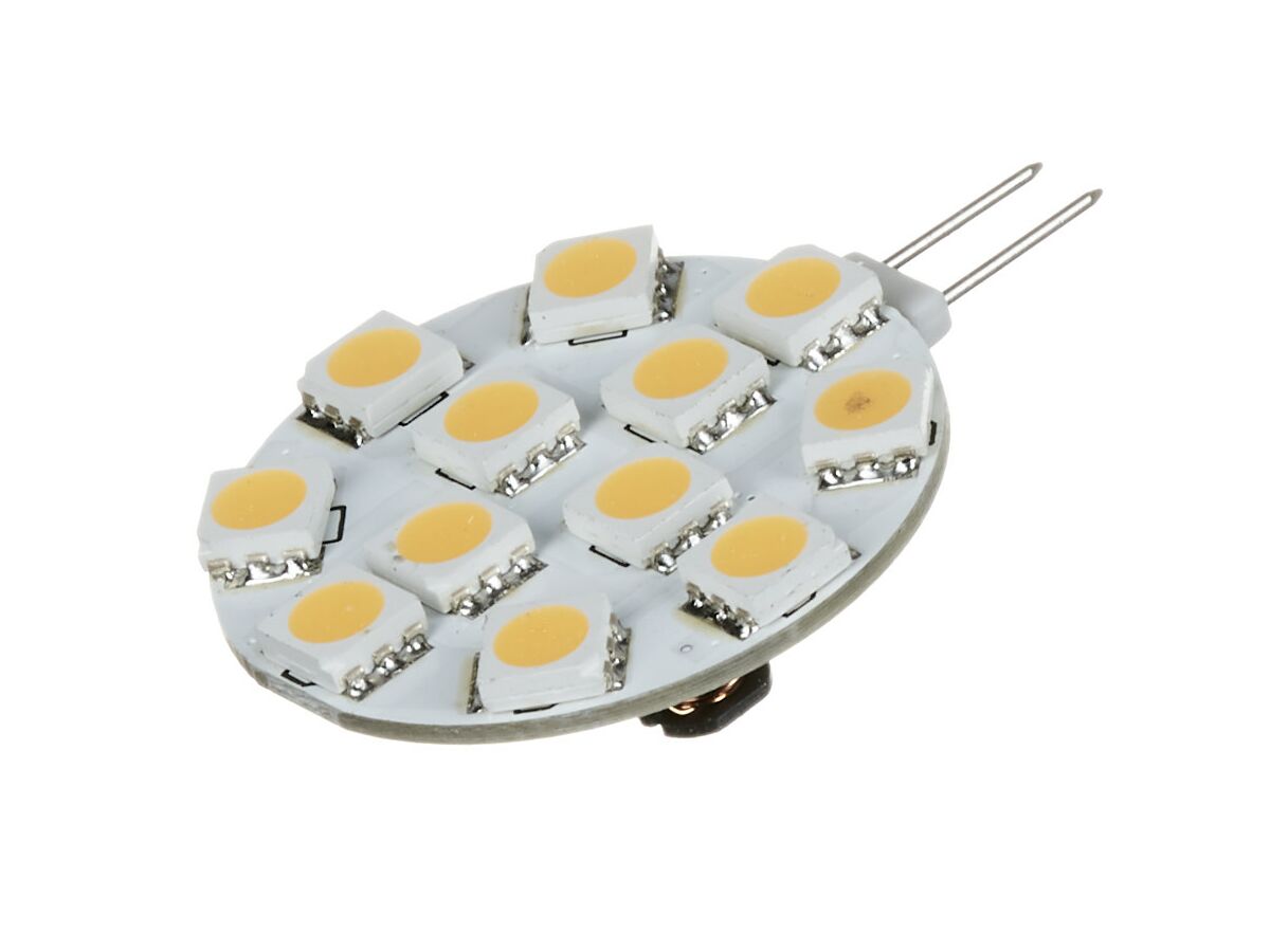 G4 Bipin 2W LED Warmwhite 100Lm 12-24VDC 12Vac