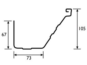 Stramit Strongline Gutter