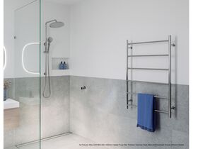 Mizu Drift MK2 750 x 800mm Heated Towel Rail Low Voltage 24V Polished Stainless Steel