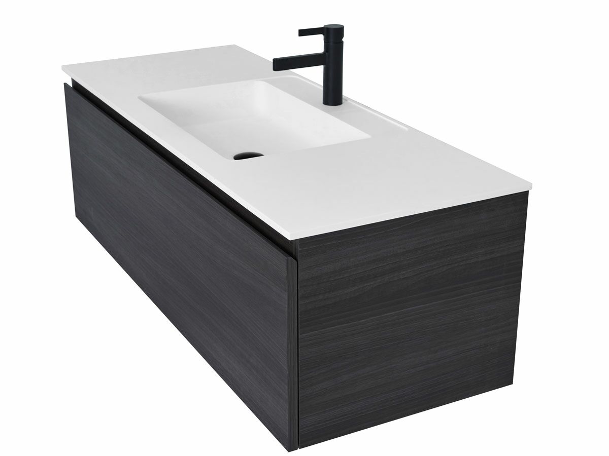 Tasca 1200mm Wall Hung Vanity 1 Drawer Single Bowl from Reece