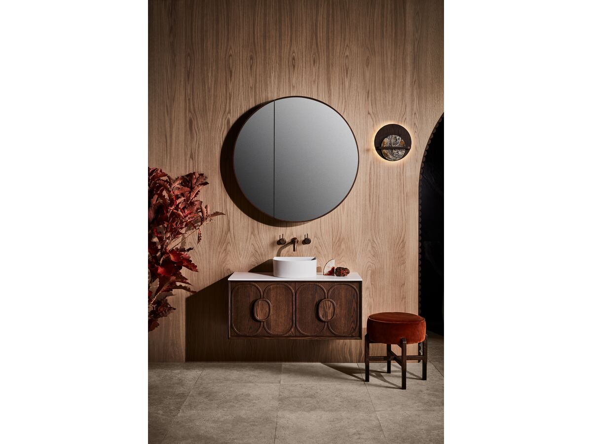 ISSY Halo 1000mm Round Mirror with Shaving from Reece