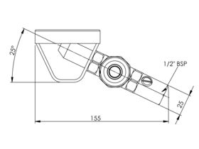 Enware Type 63 Bubbler Drink Fountain Push Button Action