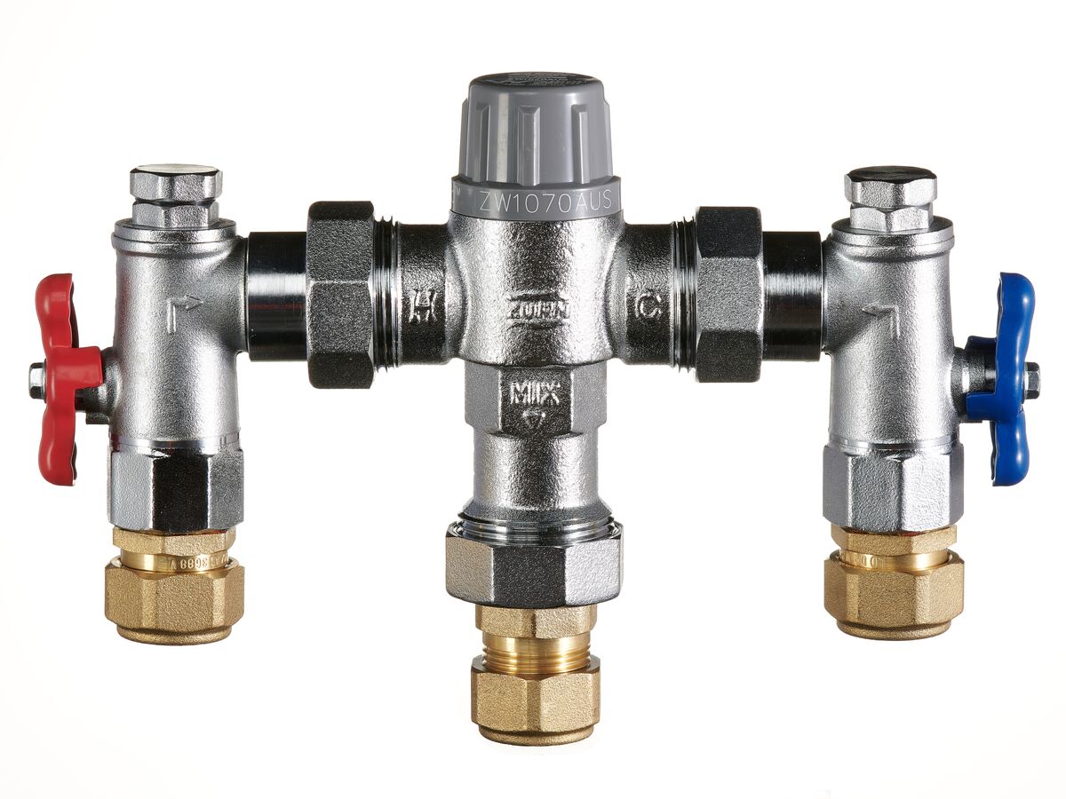 Wilkins Aqua Gard Thermostatic Mixing Valve 15mm from Reece