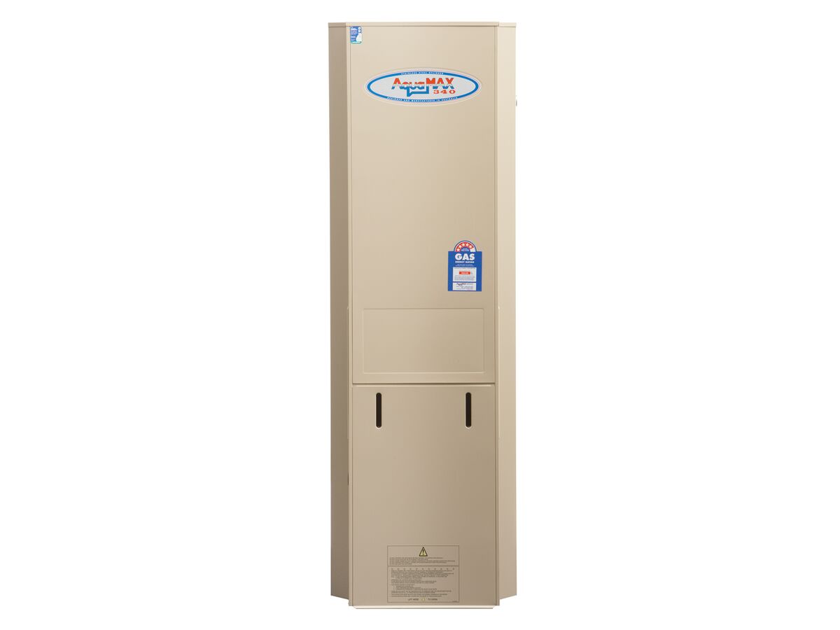 Aquamax 340 5 Star 155L Natural Gas Stainless Steel Hot Water System
