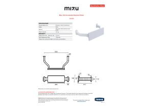 Specification Sheet - Mizu Drift Accessible Backrest White