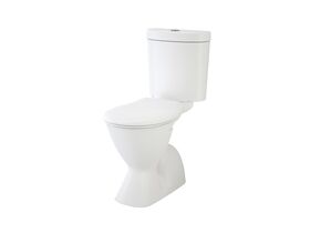 Caroma Profile 4 Easy Height Connector Toilet Suite with Soft Close Seat White (4 Star)