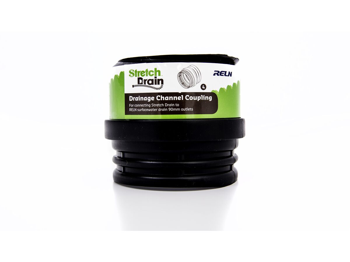 Reln Stretch Drain Channel Adaptor 100mm