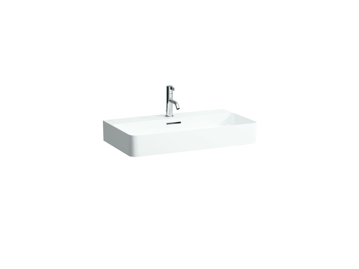LAUFEN Val Wall / Counter Basin with Overflow 1 Taphole 750mm White