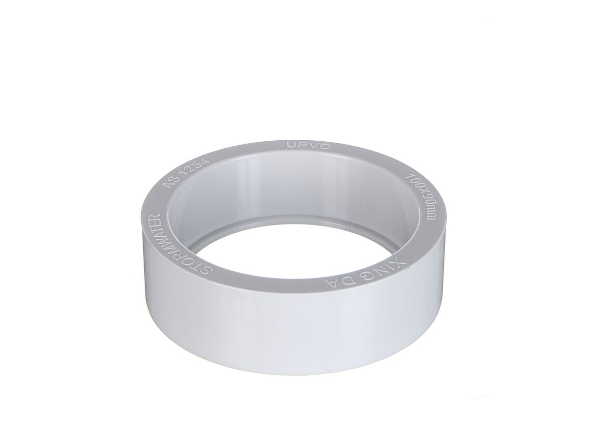 PVC Stormwater Adaptor Round 90mm x 100mm (Bush) from Reece