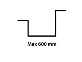 Flashing Colorbond 4 Bend .60mm 600mm
