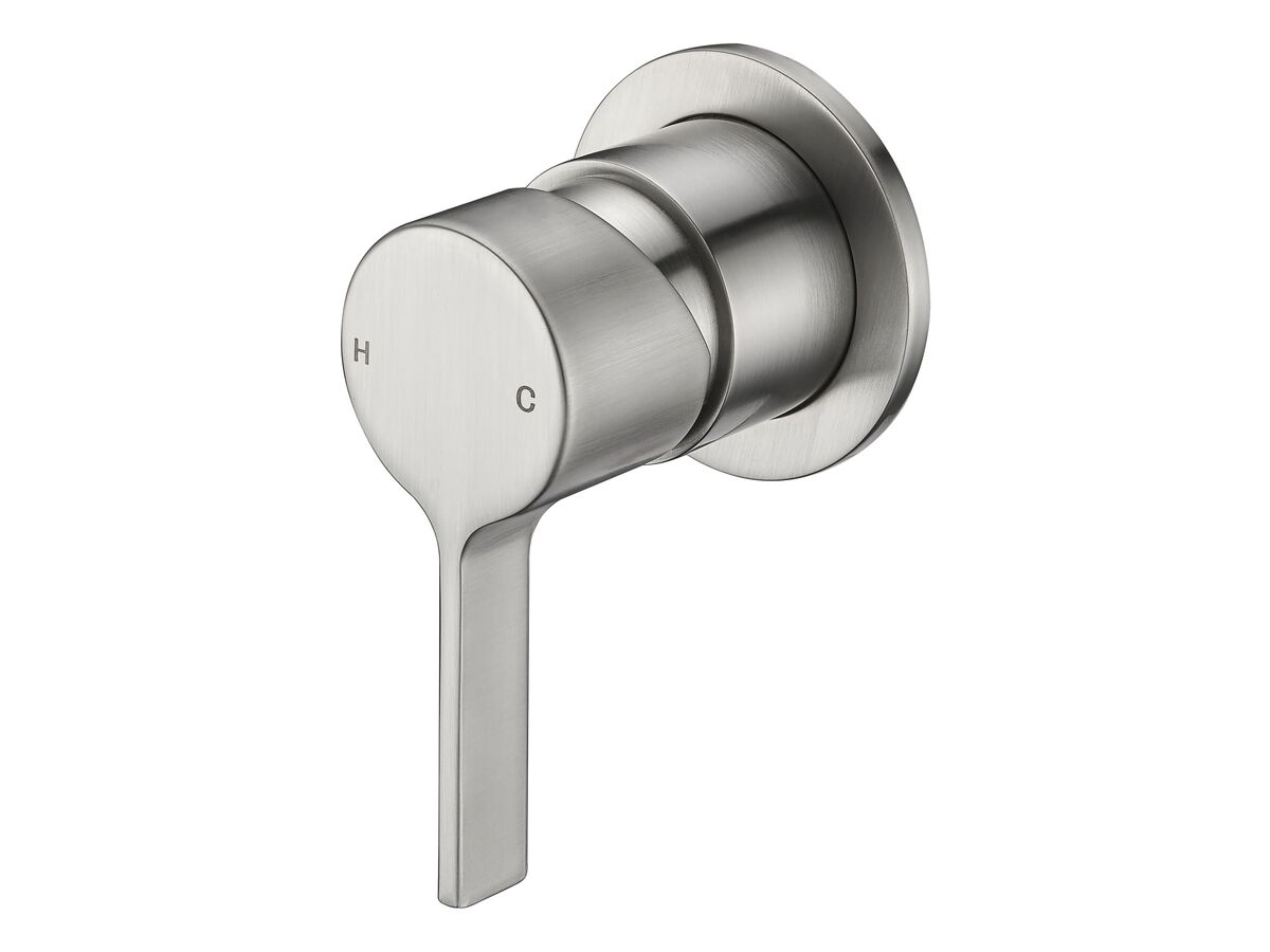 Mizu Stream Shower Mixer Brushed Nickel from Reece