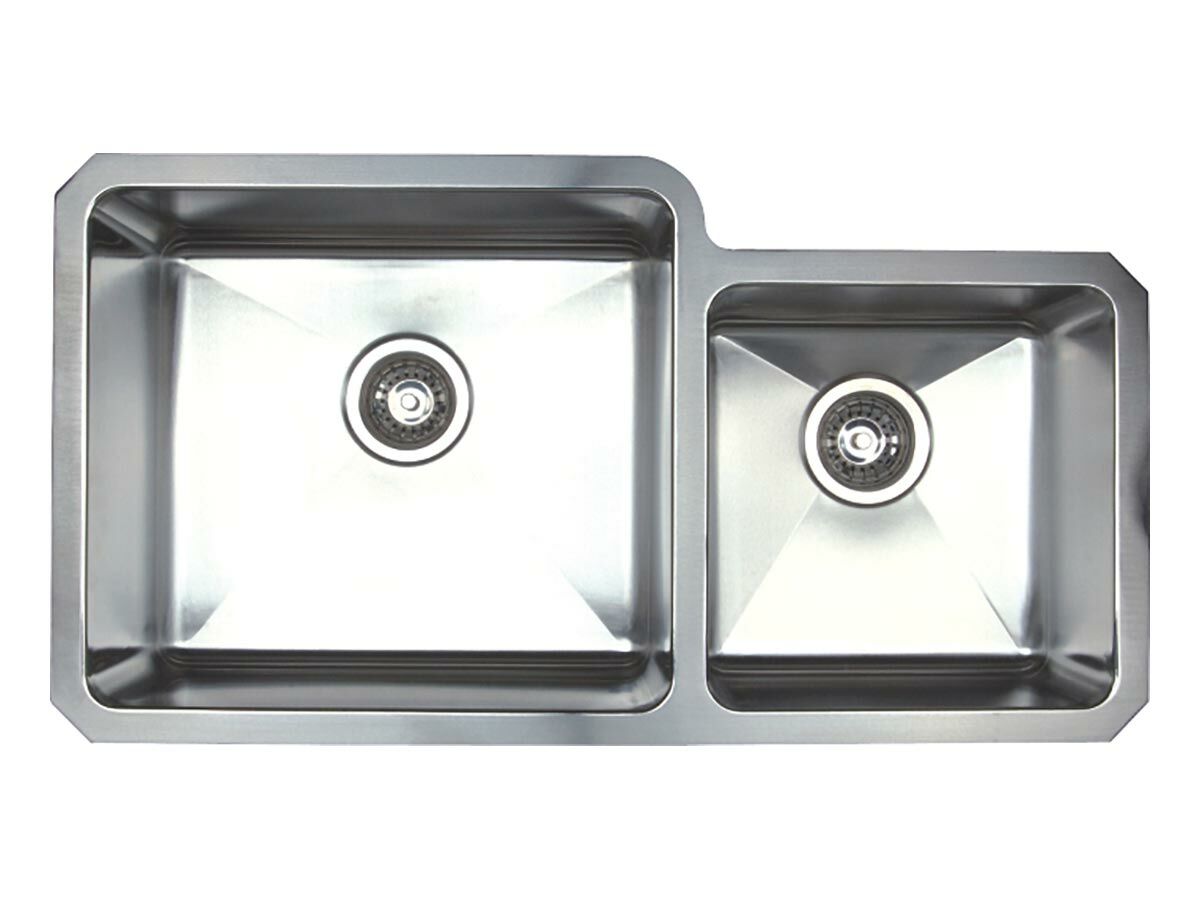 AFA Cubeline 1 3/4 Bowl Undermount Sink No Taphole 854mm Stainless Steel