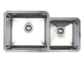 AFA Cubeline 1 3/4 Bowl Undermount Sink No Taphole 854mm Stainless Steel