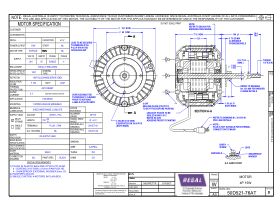 Specification Sheet - 50D521-76AT AGGI Motor