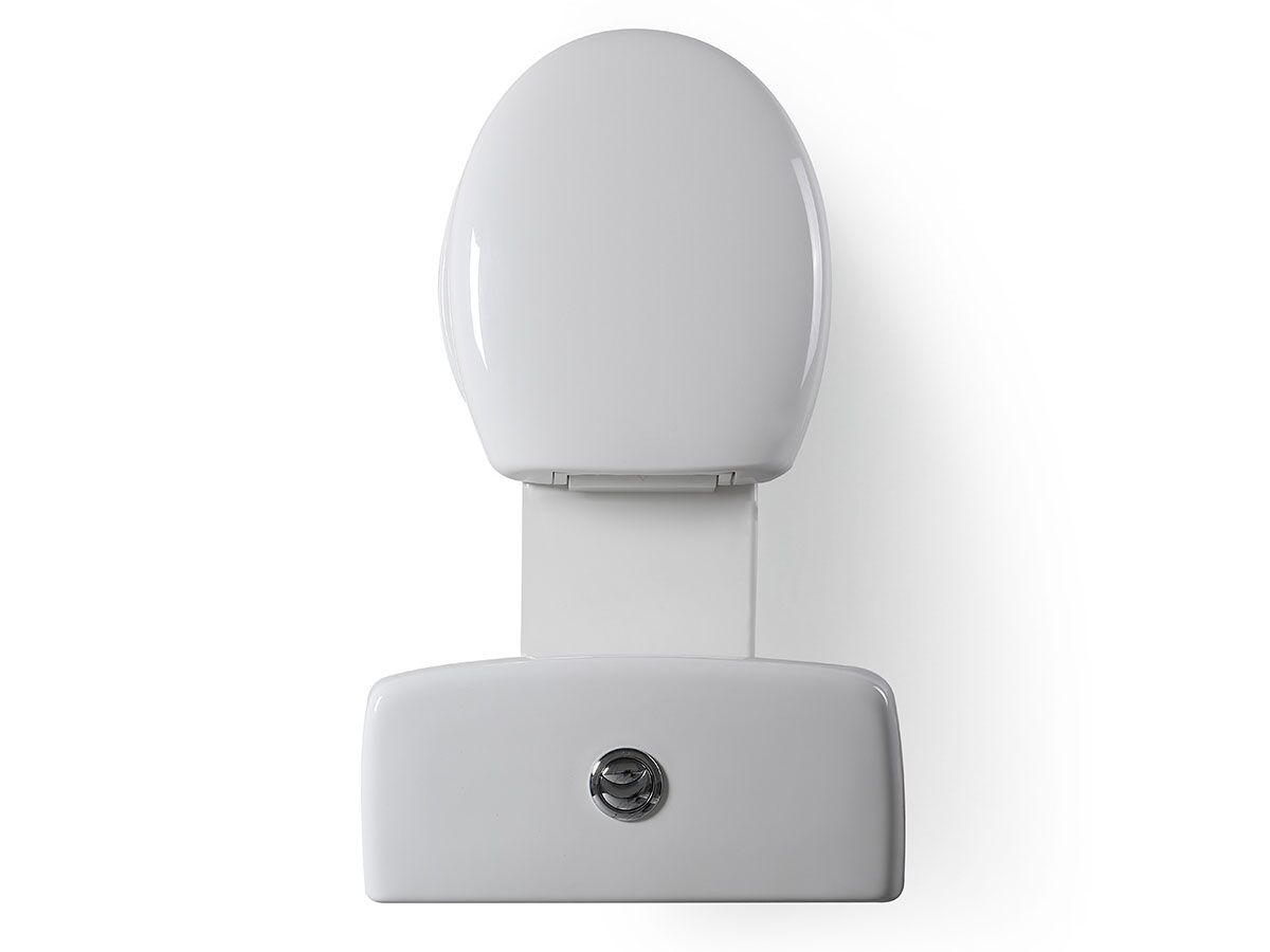 Posh Solus Square Link Toilet Suite S Trap with Soft Close Seat White