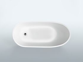 Kado Arc Flat Rim Freestanding Bath 1690mm x 775mm White
