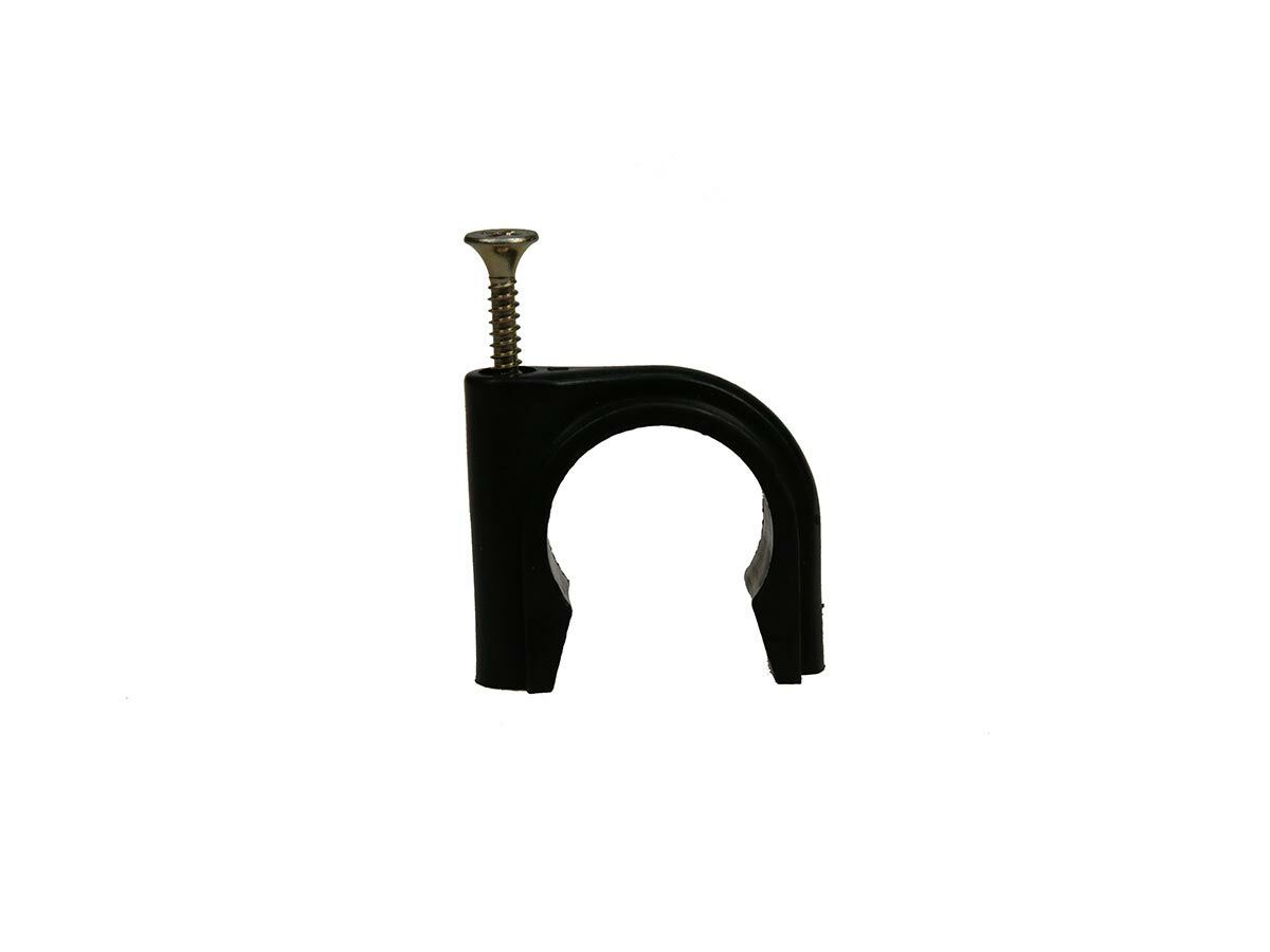 Auspex Clip Black - Metal Tek Screw 25mm (100)