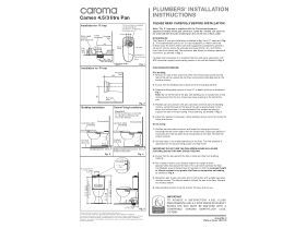 Installation Instructions - Caroma Cameo Close Coupled S Trap Bottom Inlet Toilet Suite Soft Close Seat White (4 Star)